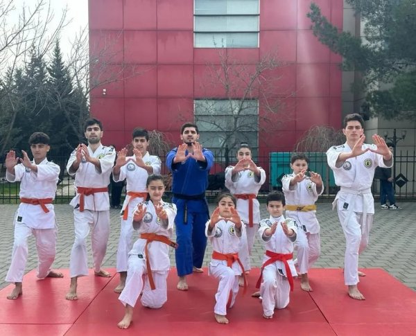 Sumqayıtda Real aykidoçular Novruz şənliyində - FOTO