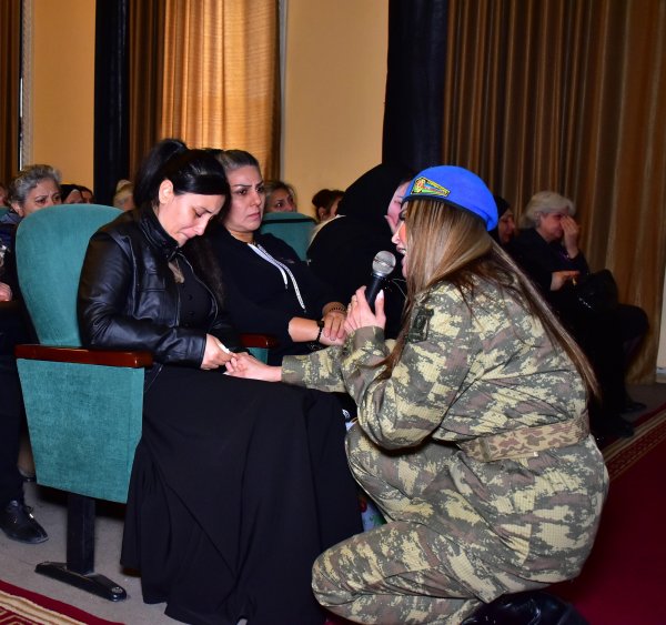 Sumqayıtda Vətən müharibəsi şəhidinin mövlud tədbiri keçirilib - FOTOLAR