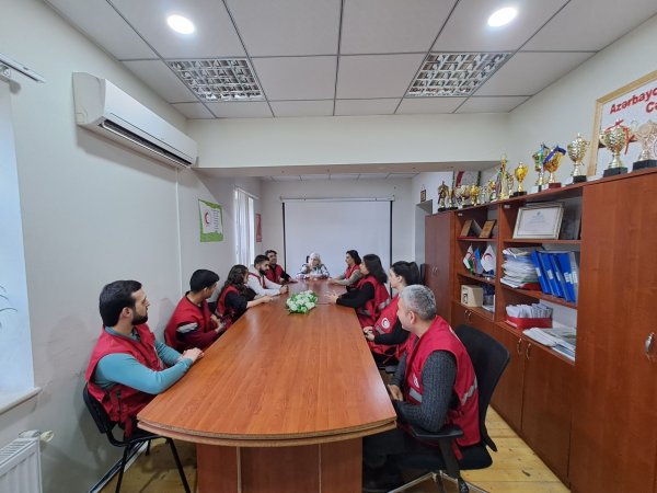 Sumqayıtda Fövqəladə Mobil Könüllü Dəstənin aylıq görüşü - FOTO