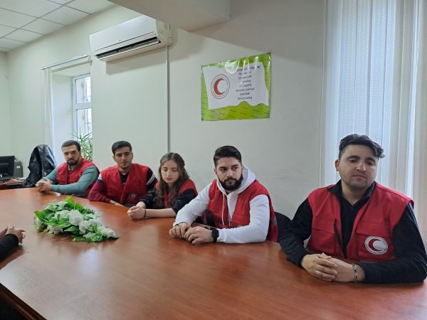 Sumqayıtda Fövqəladə Mobil Könüllü Dəstənin aylıq görüşü - FOTO