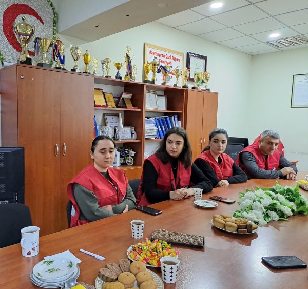 Sumqayıtda Fövqəladə Mobil Könüllü Dəstənin aylıq görüşü - FOTO