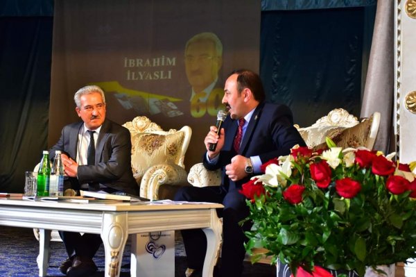Sumqayıtda Şair İbrahim İlyaslının 60 illik yubileyi qeyd olunub - FOTOLAR