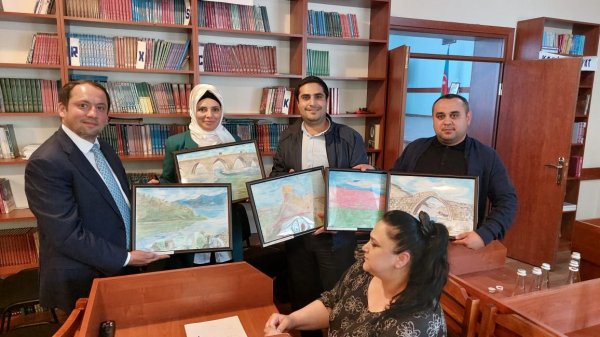 Dövlət Ekoloji Ekspertiza Agentliyi tərəfindən internat evində rəsm müsabiqəsi keçirilib