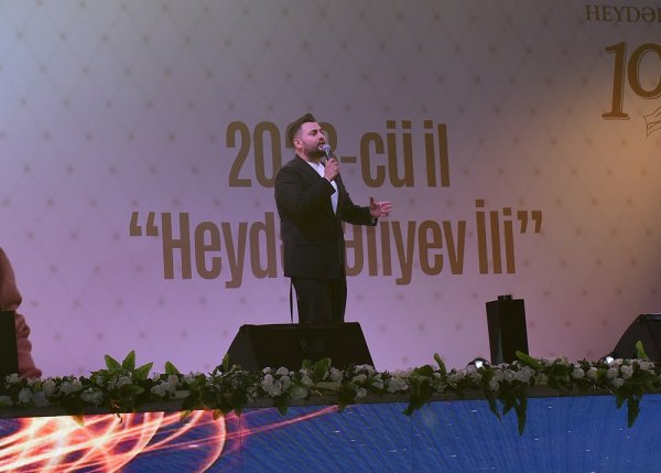 Heydər Əliyevin 100 illiyi ilə əlaqədar Sumqayıtda möhtəşəm konsert keçirilib - FOTOLAR