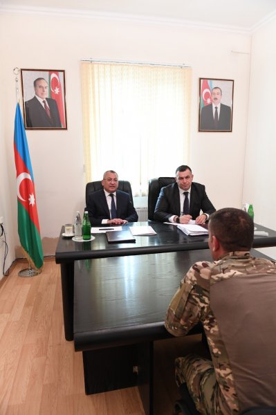 Rövşən Rzayev Sumqayıtda vətəndaşları qəbul edib - FOTOLAR