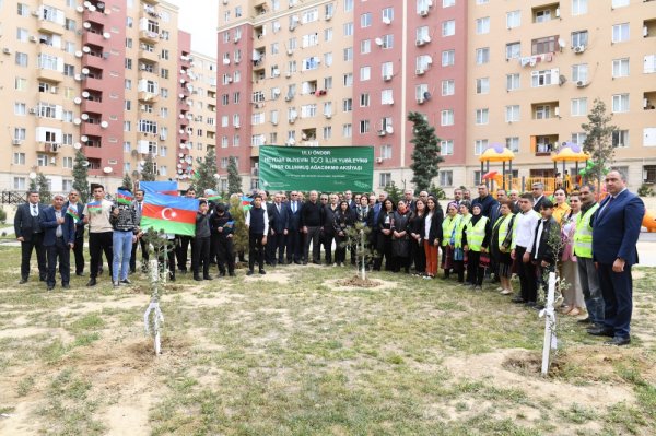 Sumqayıtda Heydər Əliyevin xatirəsinə həsr olunmuş ağacəkmə tədbiri keçirilib - FOTOLAR Sumqayıtda Heydər Əliyevin xatirəsinə həsr olunmuş ağacəkmə tədbiri keçirilib - FOTOLAR