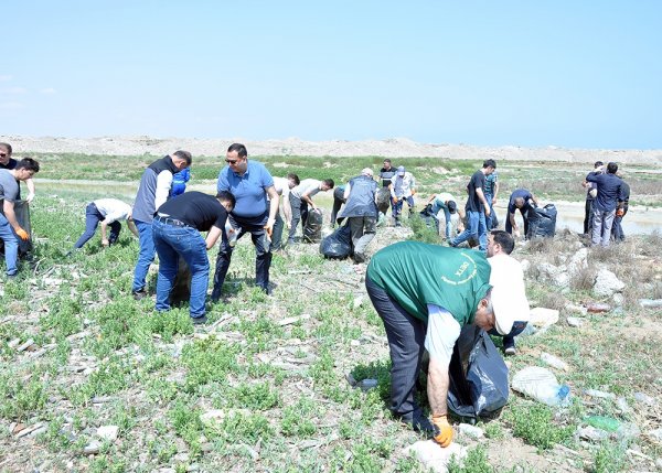 Sumqayıtda növbəti təmizlik aksiyası keçirilib