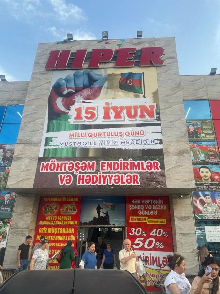 Milli Qurtuluş Günü münasibətilə endirim kampaniyası - Yalnız 1 gün "Hiper market"də (R)