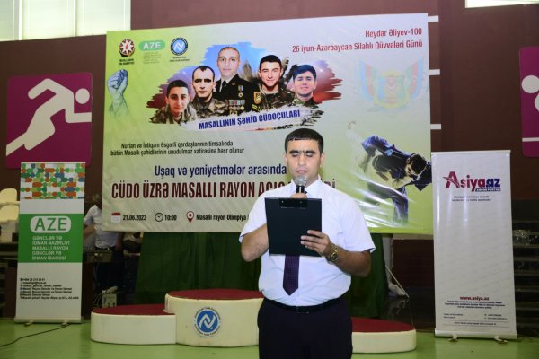 Masallıda şəhidlərin xatirəsinə həsr edilən cüdo turniri keçirildi - FOTOLAR