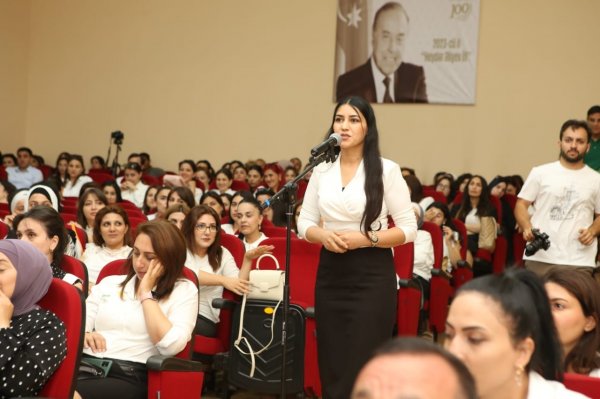 Sumqayıtda  "Gənc müəllimlərin Böyük Qayıdışa dəstək forumu" keçirilib - FOTOLAR