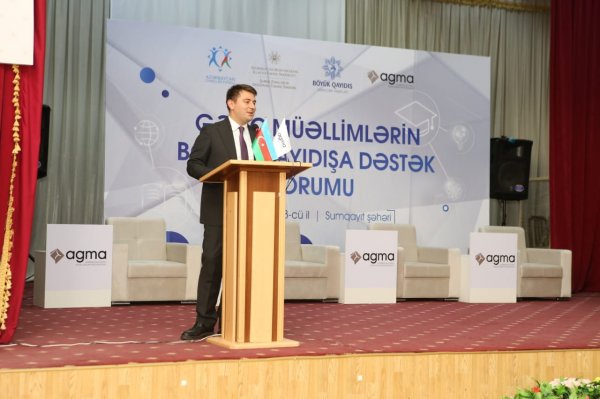 Sumqayıtda  "Gənc müəllimlərin Böyük Qayıdışa dəstək forumu" keçirilib - FOTOLAR