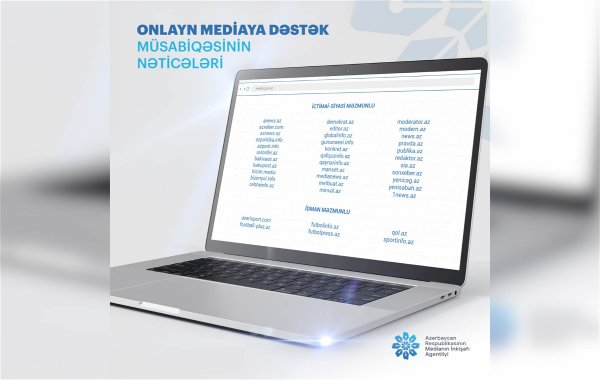 MEDİA sayt və qəzetlərə dəstək layihəsinin qaliblərini açıqladı - Siyahı MEDİA sayt və qəzetlərə dəstək layihəsinin qaliblərini açıqladı - Siyahı