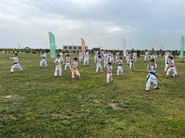 Sumqayıt bulvarında real aykido idman növü üzrə nümunəvi çıxışlar keçirilib - FOTO