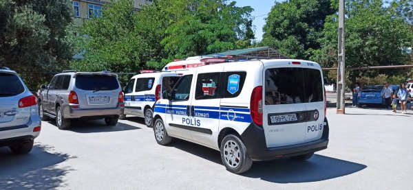 Sumqayıtda yaşayış binasında yanğın olub