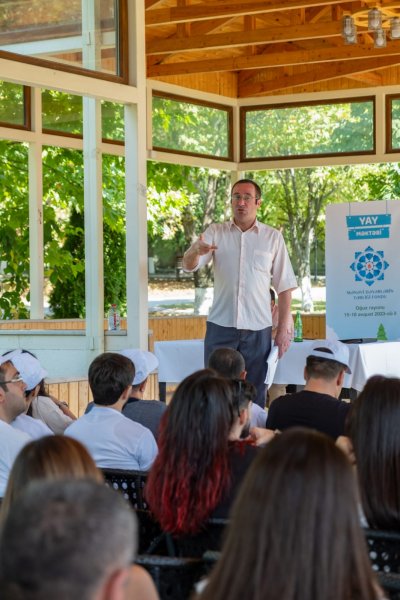 Mənəvi Dəyərlərin Təbliği Fondu Oğuzda könüllülər və tələbələr üçün "Yay məktəbi" təşkil edib - FOTOLAR