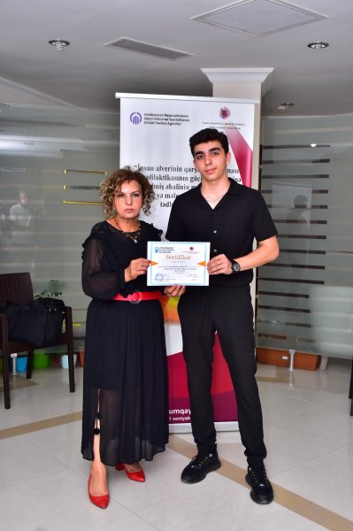 Sumqayıtda insan alveri ilə mübarizə mövzusunda təlim keçirilib (Foto)
