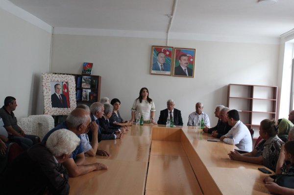 QAİ Sumqayıt nümayəndəliyi Hacı Zeynalabdin qəsəbəsində görüş keçirib (FOTOLAR)