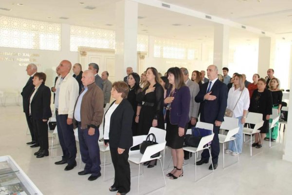 Sumqayıtda Yunus Oğuzun “Cığır” romanının təqdimatı keçirilib - FOTO