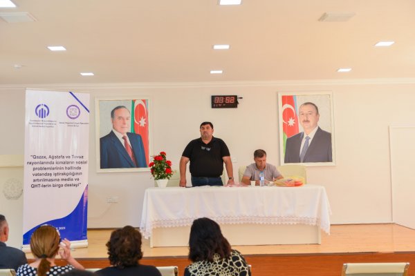 Tovuzda təlimlər keçirilib -FOTO