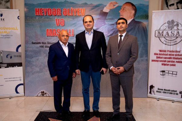 “Heydər Əliyev və Masallı” sənədli filminin təqdimatı olub ( VİDEOLAR/FOTOLAR)