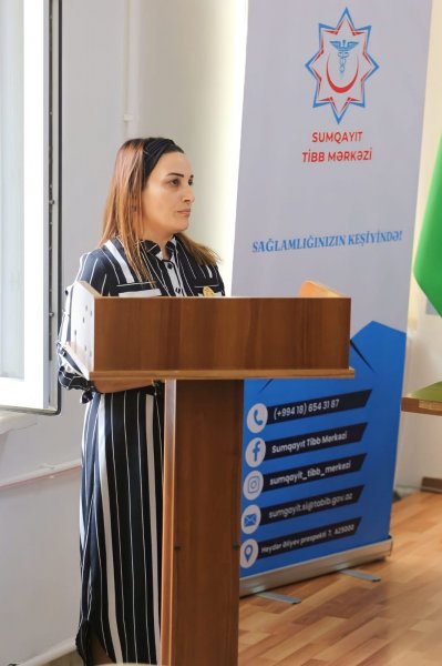 Sumqayıt Tibb Mərkəzində 27 Sentyabr - Anım Gününə həsr olunmuş tədbir keçirilib - FOTOLAR