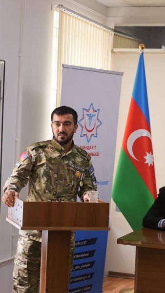 Sumqayıt Tibb Mərkəzində 27 Sentyabr - Anım Gününə həsr olunmuş tədbir keçirilib - FOTOLAR