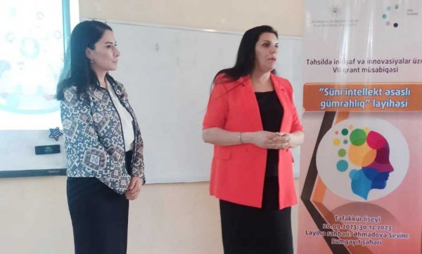 Sumqayıtda “Süni intellekt əsaslı gümrahlıq” layihəsinin açılış tədbiri keçirilib
