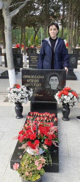 Sumqayıt Şəhidlər Xiyabanında daha bir qəhrəman oğulun anım günü qeyd olundu... - FOTOLAR