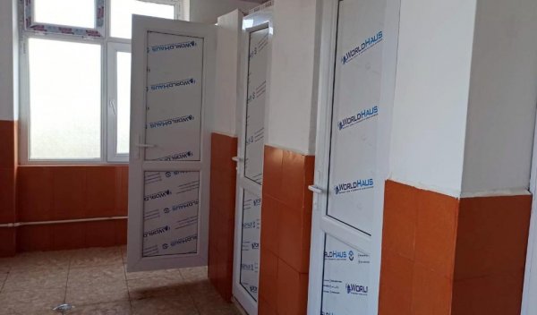 Sumqayıtda yataqxana təmir olunur  (FOTOLAR)