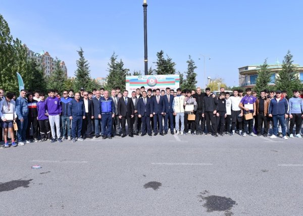 Sumqayıtda kross qaçışı üzrə şəhər birinciliyi keçirilib