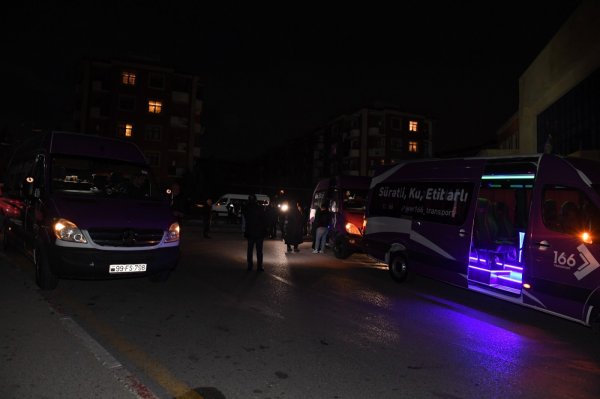 Daha 95 nəfər Ağalıya yola salınıb