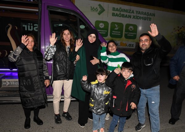 Daha 95 nəfər Ağalıya yola salınıb