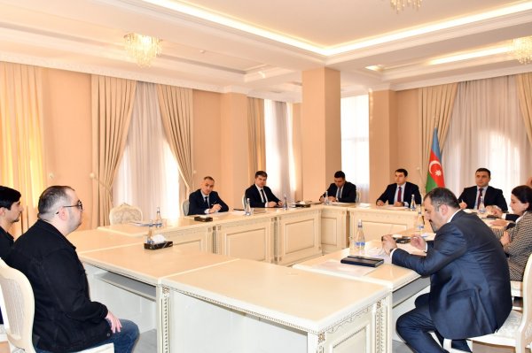 Mədəniyyət naziri Sumqayıtda vətəndaşları qəbul edib - Fotolar Mədəniyyət naziri Sumqayıtda vətəndaşları qəbul edib - Fotolar
