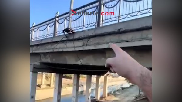 Sumqayıtın girişində təhlükə: Yüzlərlə avtomobilin hərəkət etdiyi körpü hər ana uça bilər – (Foto)