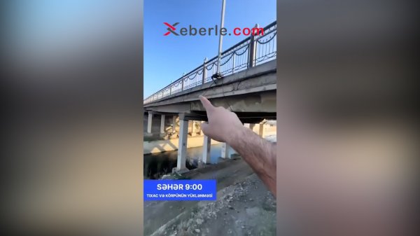 Sumqayıtın girişində təhlükə: Yüzlərlə avtomobilin hərəkət etdiyi körpü hər ana uça bilər – (Foto)