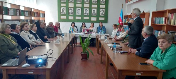 Şair Xatirə Fərəclinin “Зимние деревья” kitabının Abşeron rayonunda təqdimatı... - FOTO