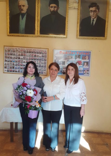 Şair Xatirə Fərəclinin “Зимние деревья” kitabının Abşeron rayonunda təqdimatı... - FOTO