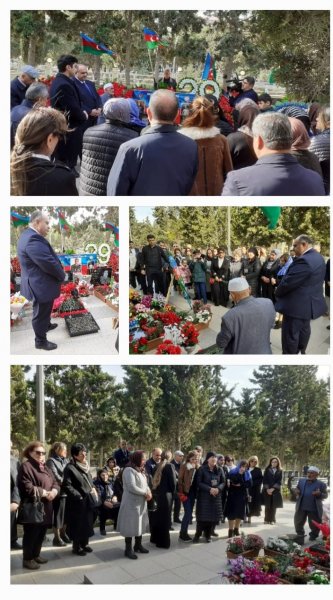 Şəhid baş leytenant Cavid Mirzəyevin 29 yaşı qeyd olundu... - FOTOLAR