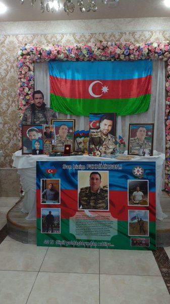 Şəhid baş leytenant Cavid Mirzəyevin 29 yaşı qeyd olundu... - FOTOLAR