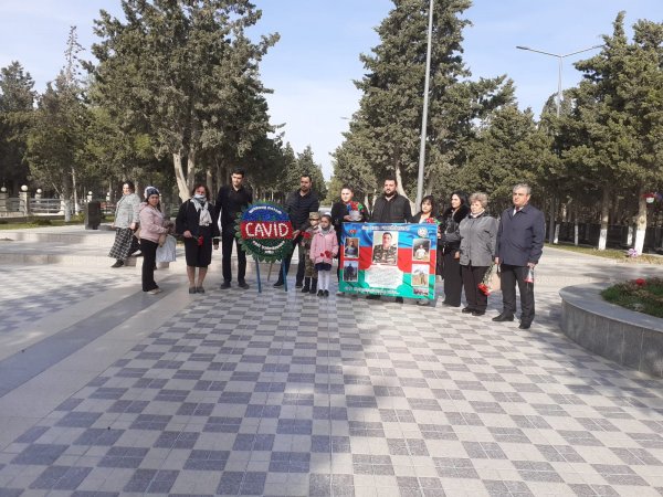 Şəhid baş leytenant Cavid Mirzəyevin 29 yaşı qeyd olundu... - FOTOLAR