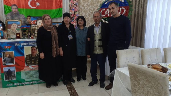 Şəhid baş leytenant Cavid Mirzəyevin 29 yaşı qeyd olundu... - FOTOLAR