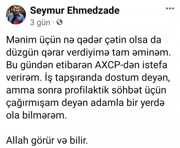 AXCP yenidən parçalanma mərhələsində...