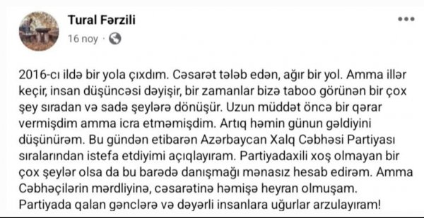 AXCP yenidən parçalanma mərhələsində...