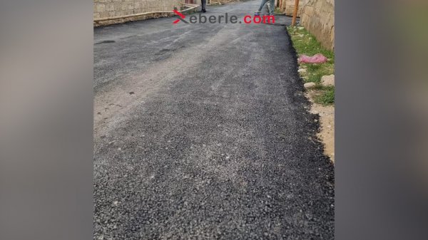 Sumqayıtda daha bir küçə asfaltlanır (FOTO)