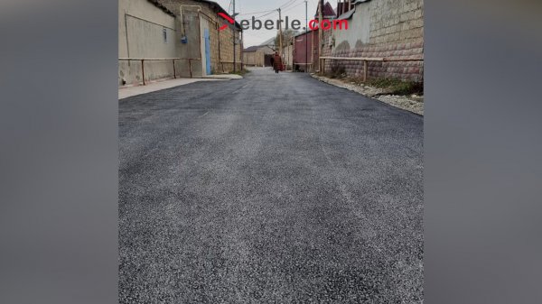 Sumqayıtda daha bir küçə asfaltlanır (FOTO)