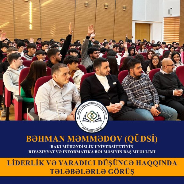 Peşə Təhsil Mərkəzində "Liderlik və yaradıcı düşüncə" mövzusunda seminar keçirilib Peşə Təhsil Mərkəzində "Liderlik və yaradıcı düşüncə" mövzusunda seminar keçirilib