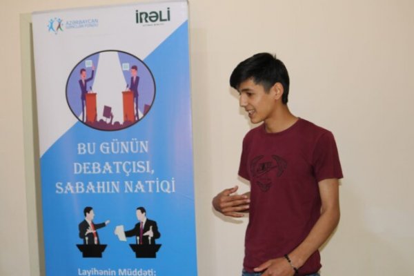 "Bu günün debatçısı, sabahın natiqi ” layihəsinin bağlanış tədbiri baş tutub