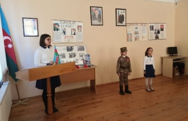 Sumqayıtda şəhid Cavid Mirzəyevin adı sinfə verildi - FOTOLAR Sumqayıtda şəhid Cavid Mirzəyevin adı sinfə verildi - FOTOLAR