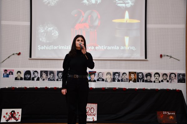 Peşə Təhsil Mərkəzində 20 Yanvar faciəsinə həsr olunmuş anım tədbiri keçirildi
