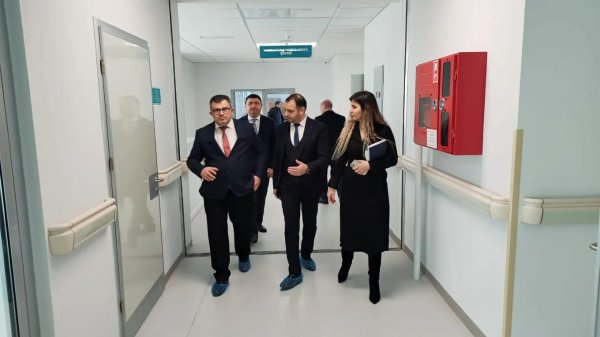 STM-in direktoru 2 nömrəli Xəstəxananın yeni binasında mövcud vəziyyətlə tanış olub - FOTO